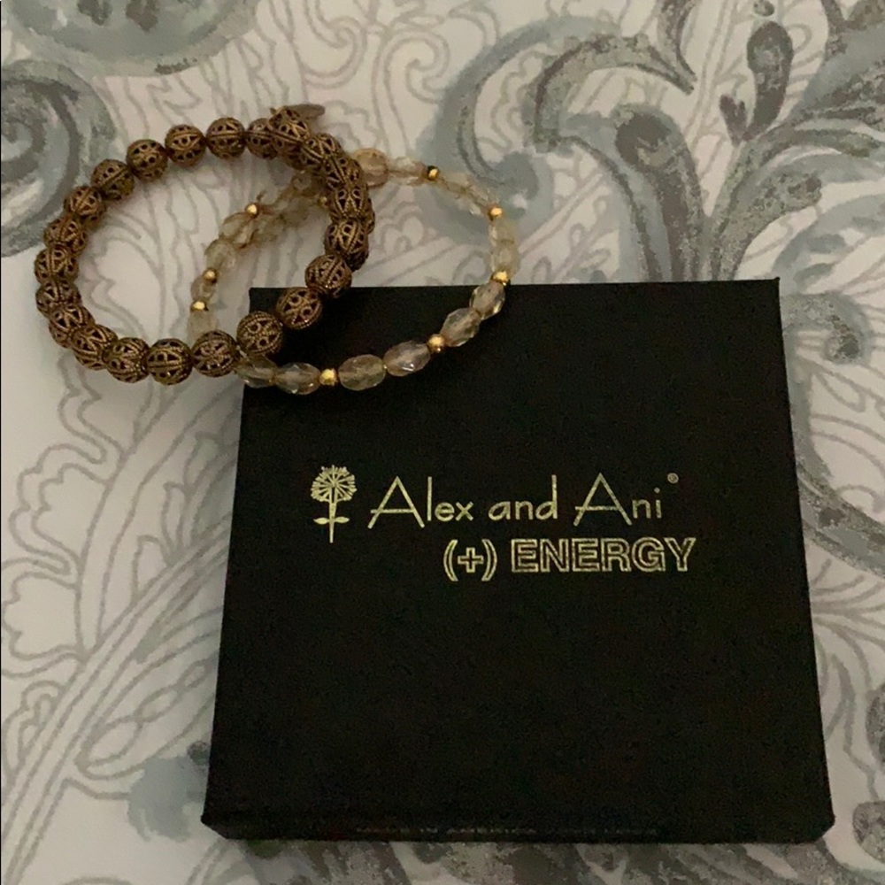 Set of Alex + Ani bracelets